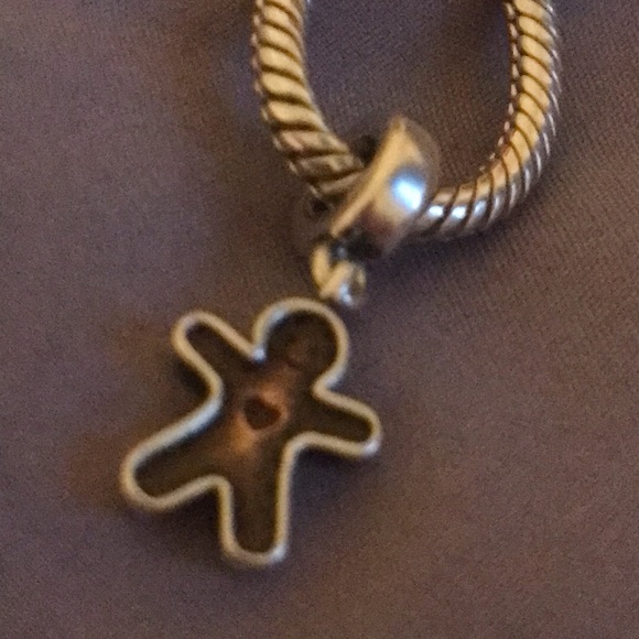 Retired pandora gingerbread man charm - Picture 1 of 1